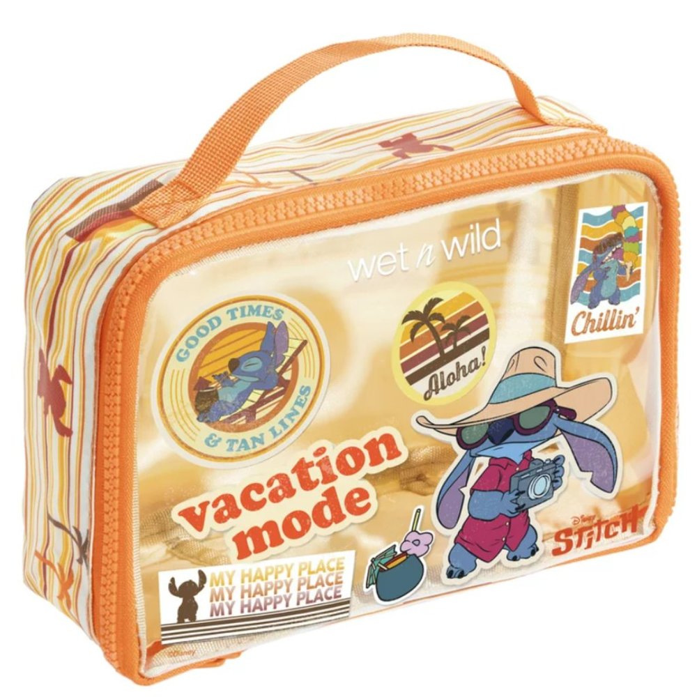 NEW and RARE! Wet n Wild x Stitch Vacation Mode Makeup Bag
